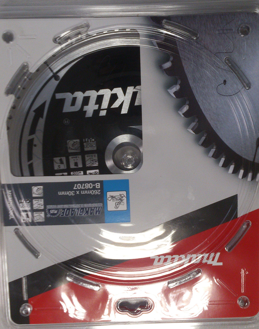 Sågklinga för trä Makita MAKBLADE PLUS; 260x2,3x30,0 mm; Z70; 5°