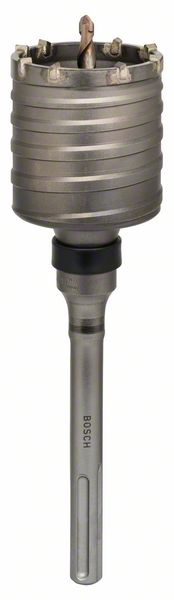 Borrkrona med skaft och centreringsborrbit 82mm; SDS-max