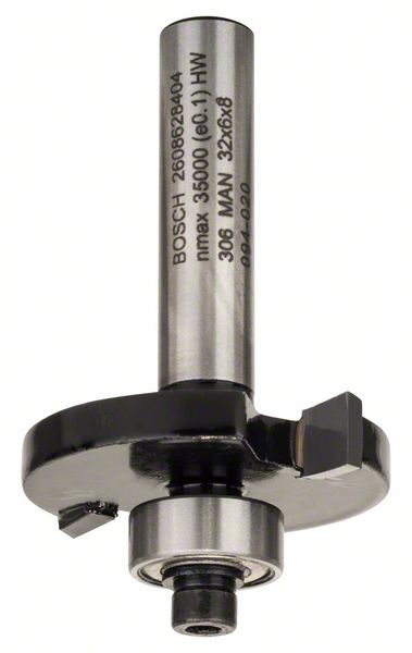 Skivnotfräs Bosch 6/51 mm med kullager