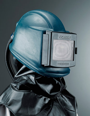Skyddshjälm för sandblästring Honeywell Commander