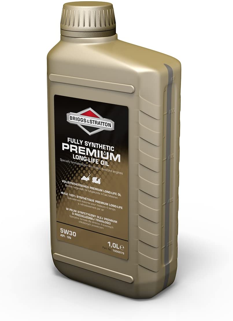 Olja för snöslungor Briggs Stratton Premium 4T, 1 l För trädgårdsmaskiner med...