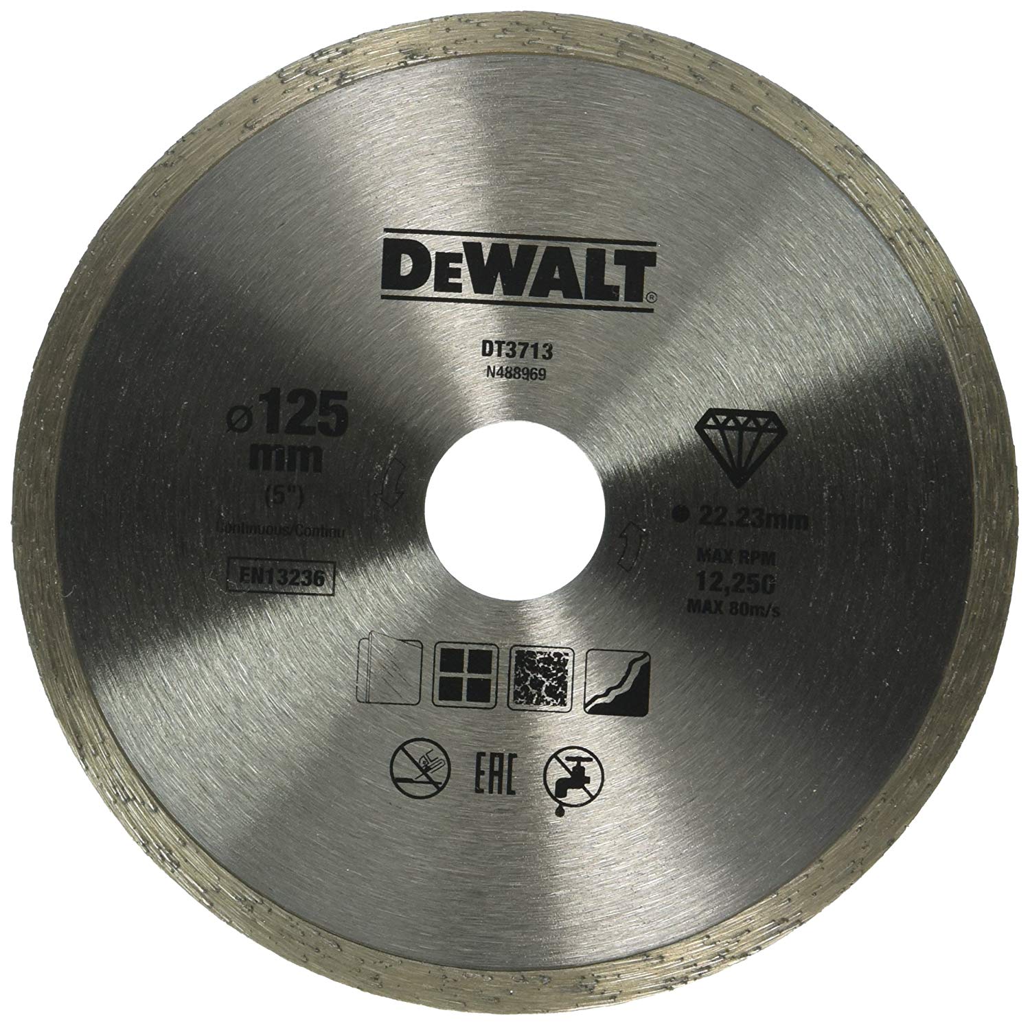 Diamantkapskiva DeWalt DT3713-QZ; 125 mm