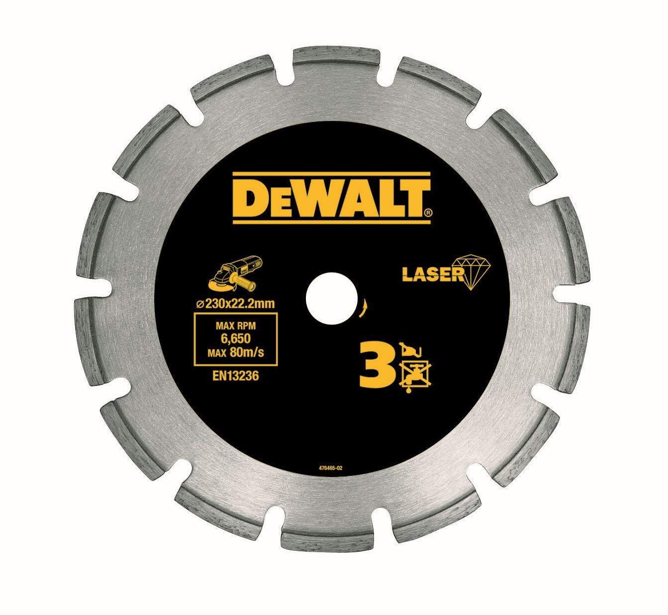Diamantkapskiva DeWalt DT3763-XJ; 230 mm