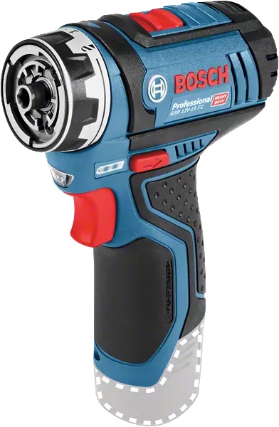 Skruvdragare/borr Bosch GSR 12V-15 FC Solo; 12 V (utan batteri och laddare)