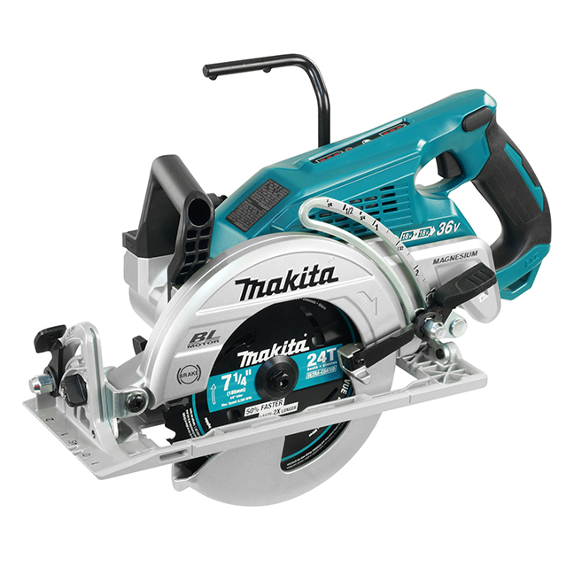 Batteridriven cirkelsåg Makita DRS780Z; 2x18 V (utan batteri och laddare)