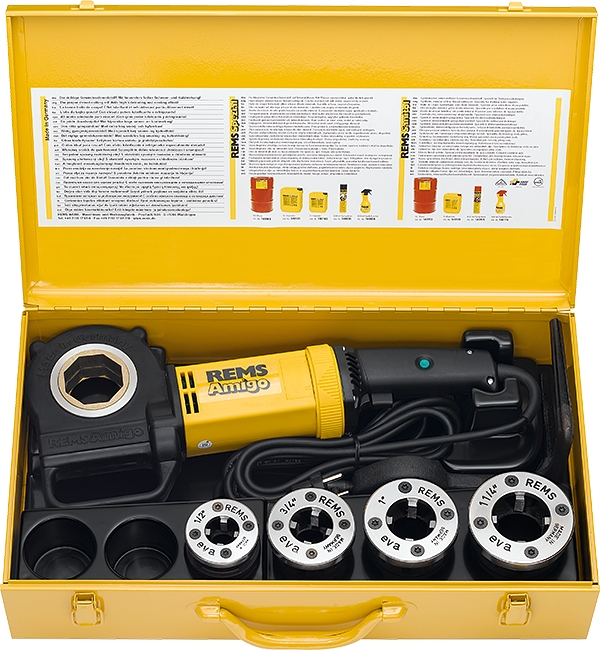 Elektrisk gängmaskin Rems Amigo 1/2''-3/4''-1''-1 1/4''