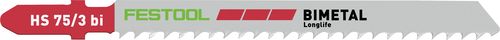 Sticksågsblad Festool; 75 mm; 3 mm; 5 st.