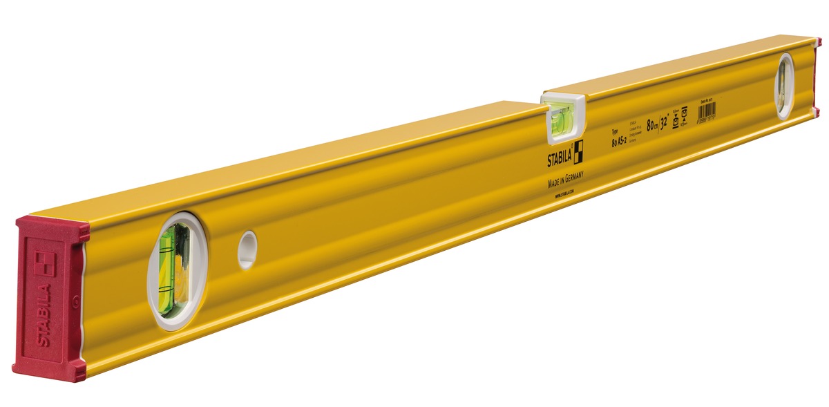 Vinkel-och lutningsmätare Stabila 80 AS-2; 80 cm