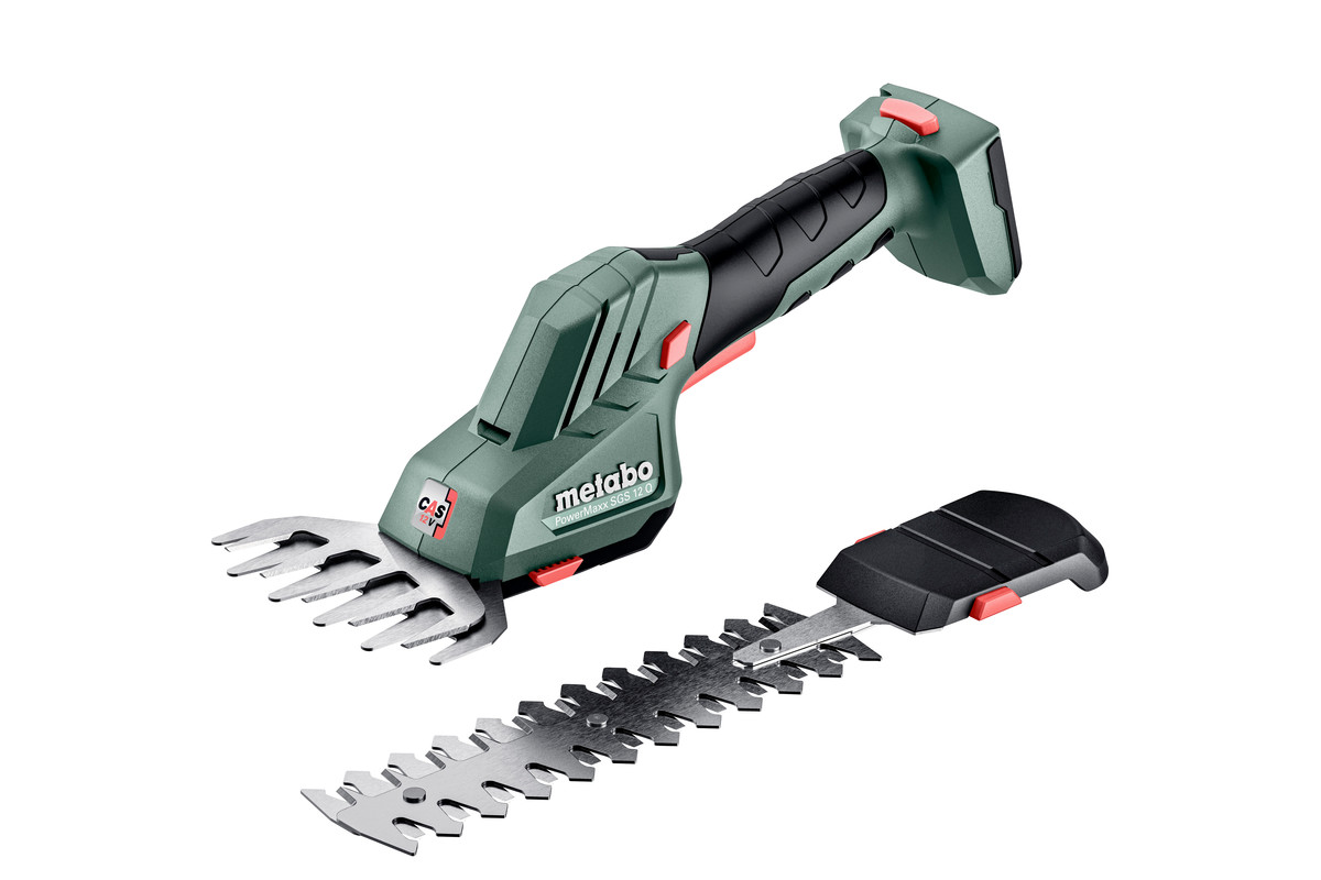 Häck- och grässax-set Metabo PowerMaxx SGS 12 Q; 12 V (utan batteri och laddare)