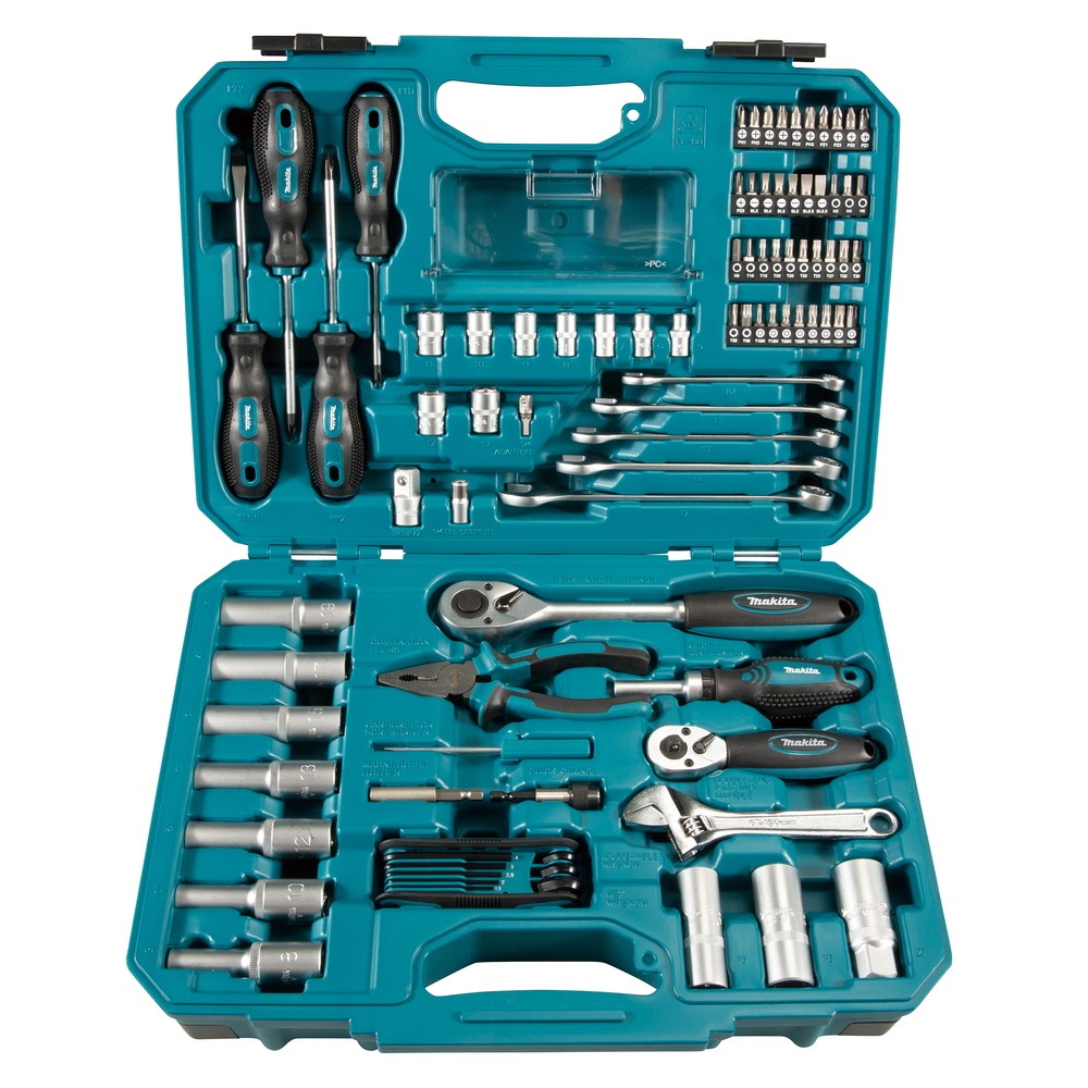 Verktygspaket Makita E-08458; 87 st.