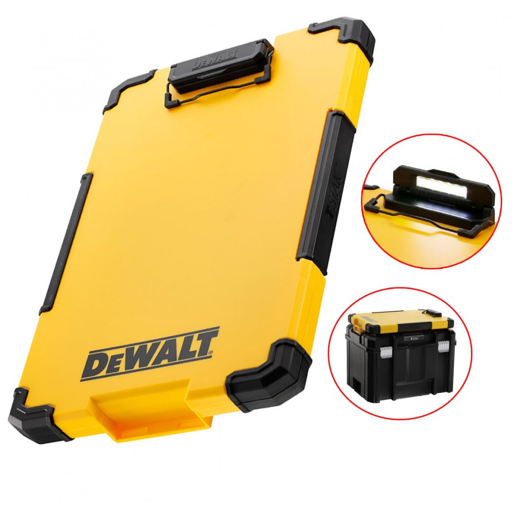 Låda för verktyg DeWalt TSTAK Clipboard