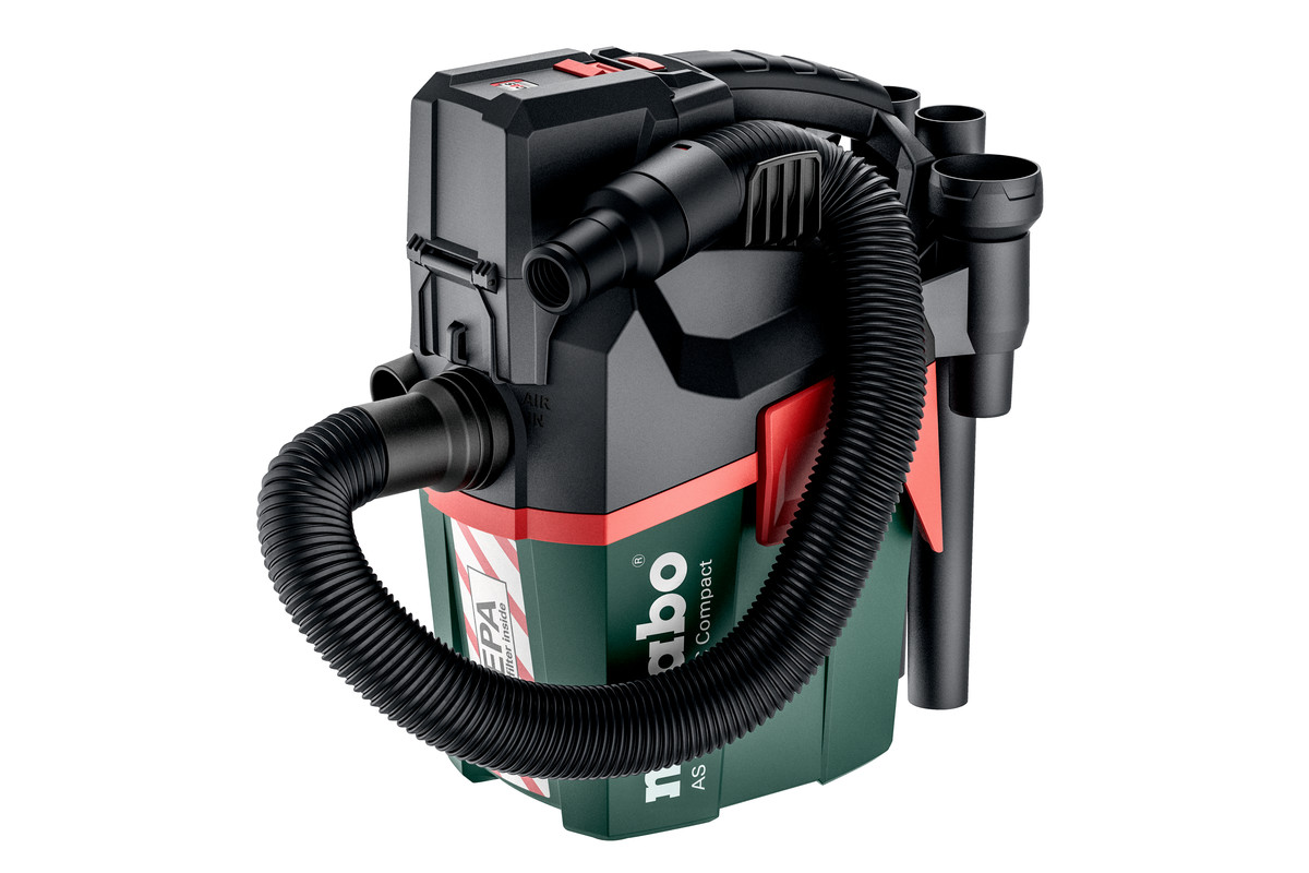 Batteridriven dammsugare Metabo AS 18 HEPA PC COMPACT; 18 V (utan batteri och laddare)
