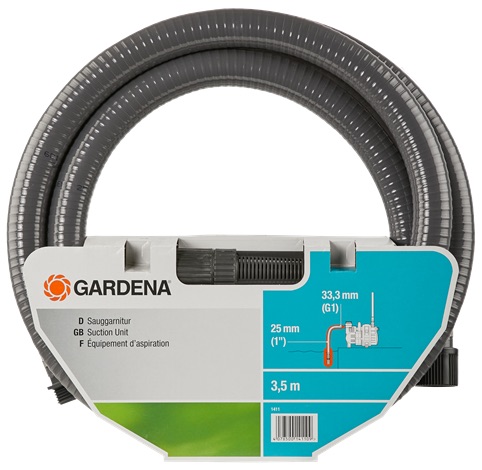 Sugslang för vattenpumpar Gardena 01411-20; 3,5 m