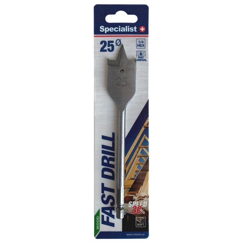 Flatborr för tre Specialist 69/1-320; 32 mm