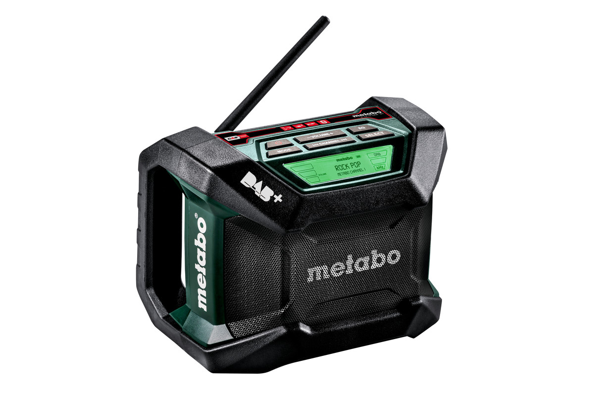 Radio Metabo R 12-18 DAB+ BT; 12-18 V; (utan batteri och laddare)