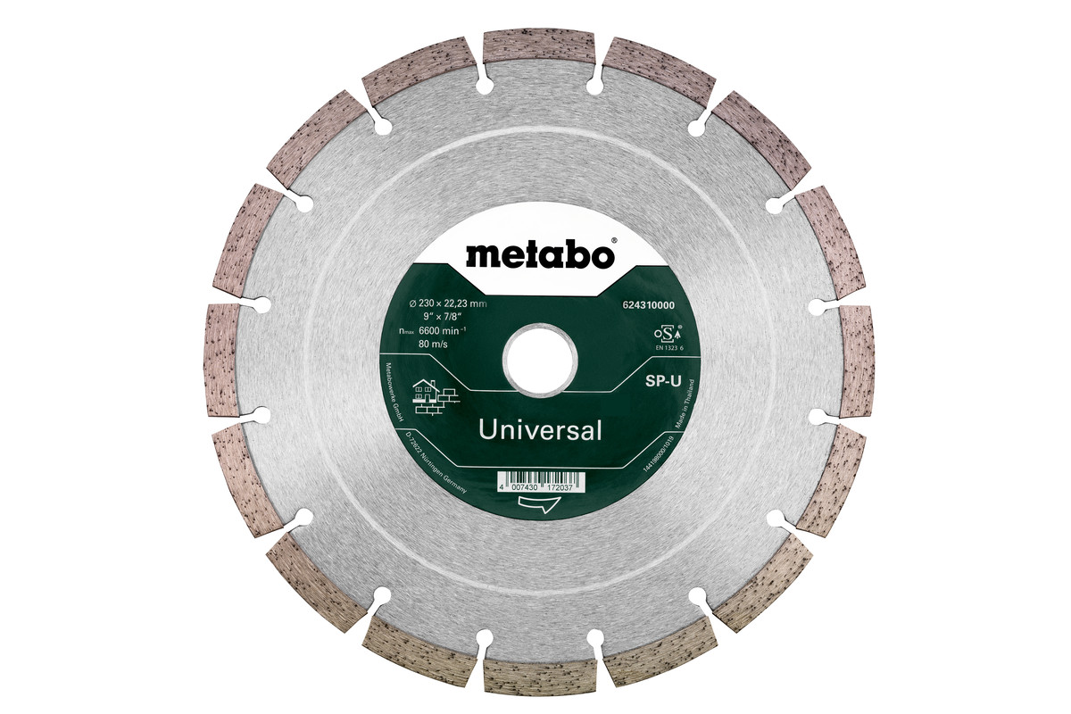 Diamantkapskiva Metabo UNIVERSAL SP-U; 230x22,23 mm