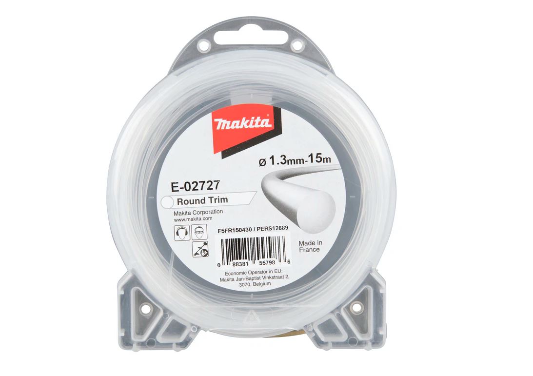 Trimmertråd Makita; 1,3 mm/15 m; (rund)