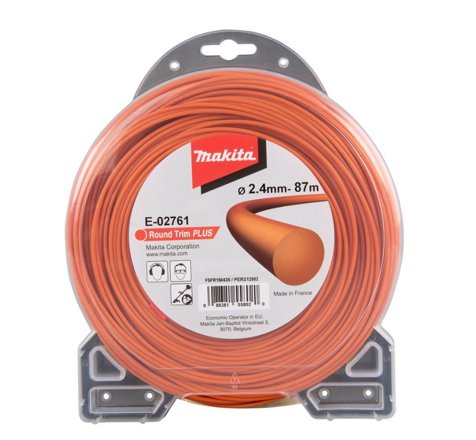 Trimmertråd Makita; 2,4 mm/87 m; (rund)
