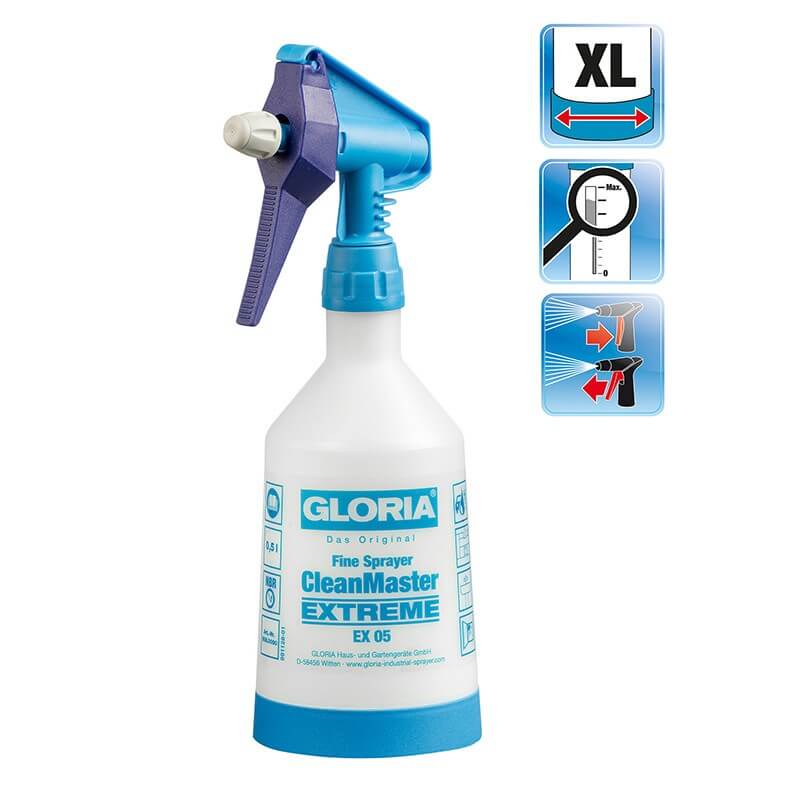 Manuell spray-spruta Gloria CleanMaster EX; 0,5 l