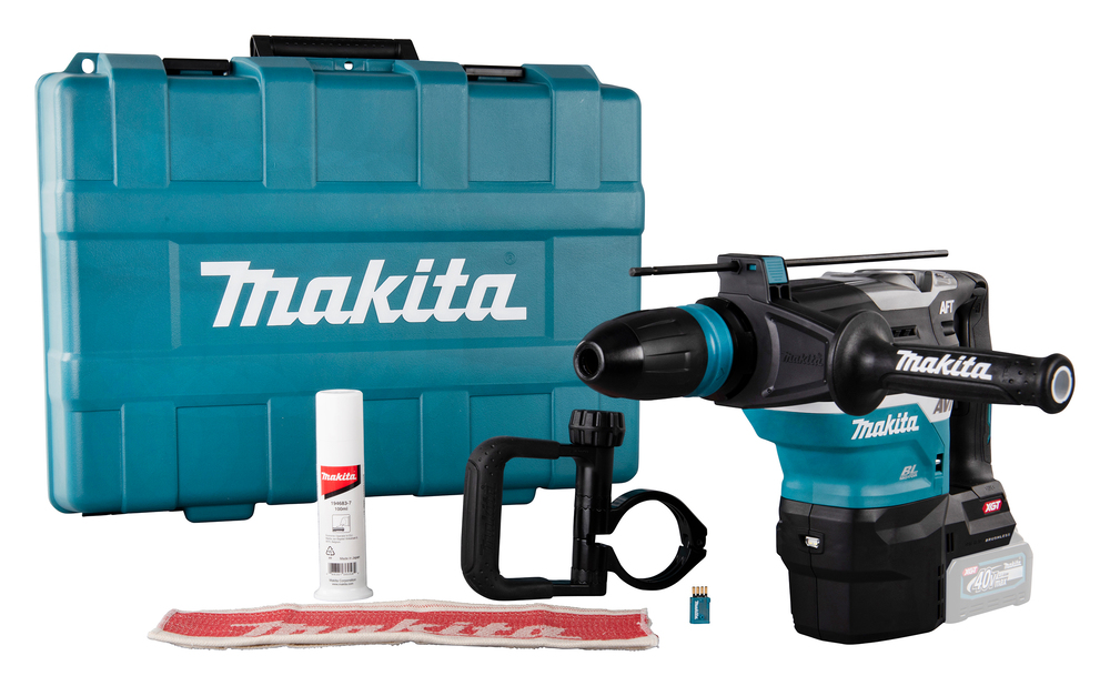 Batteridriven borrhammare  Makita HR005GZ01; 8,0 J; SDS-Max; 40 V; (utan batteri och laddare)