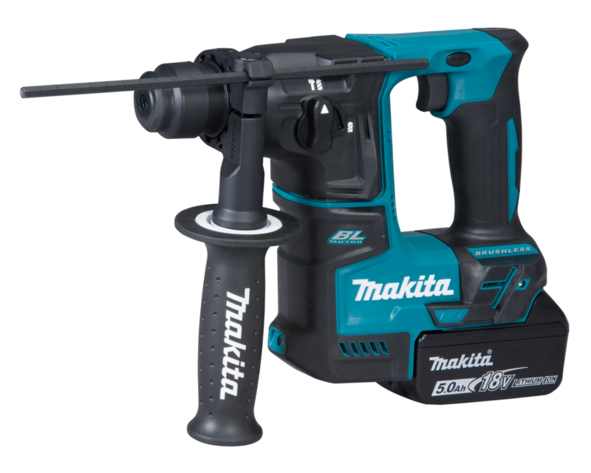 Borrhammare Makita DHR171RTJ; 18 V; 1,2 J; SDS-plus; 2x5,0 batt.