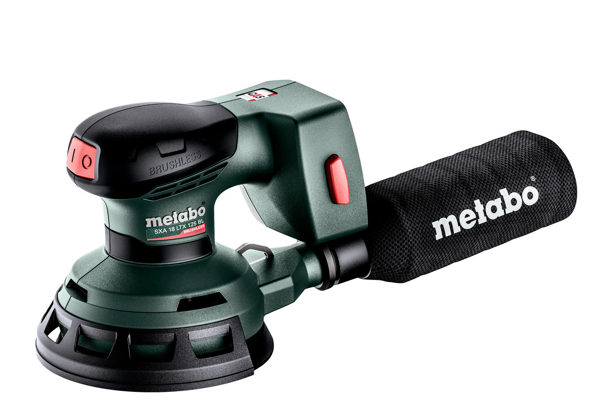 Excenterslip Metabo SXA 18 LTX 125 BL; 18 V (utan batteri och laddare)