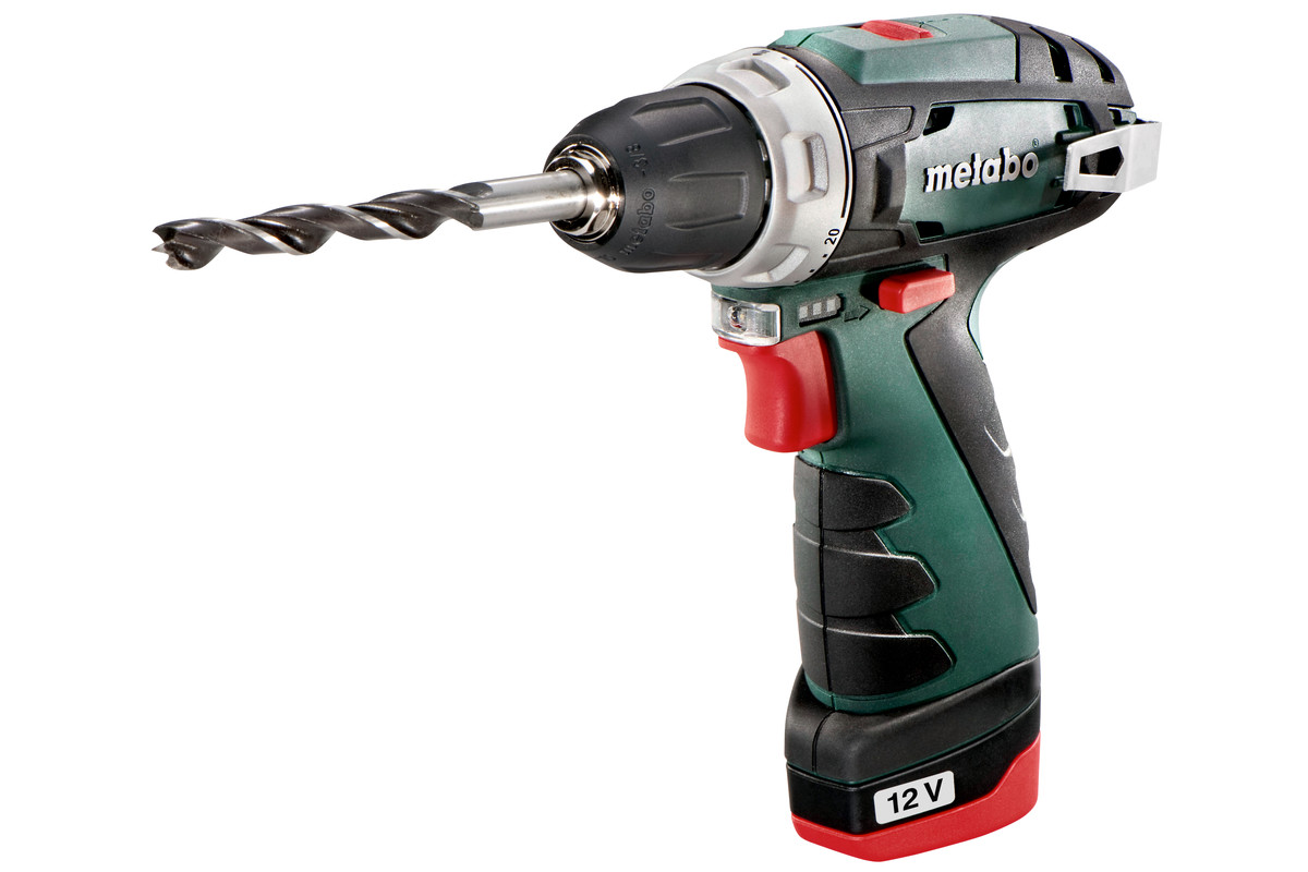 Skruvdragare/borr Metabo POWERMAXX BS BASIC; 12 V; 2x2,0 Ah batt.