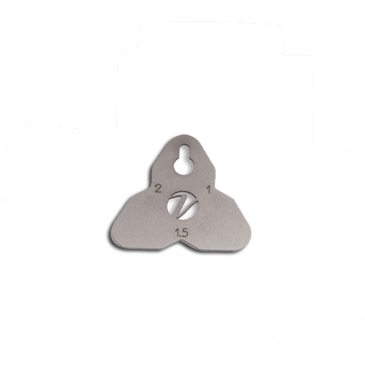 Barkjärn Virutex 5031110; 1/1,5/2 mm