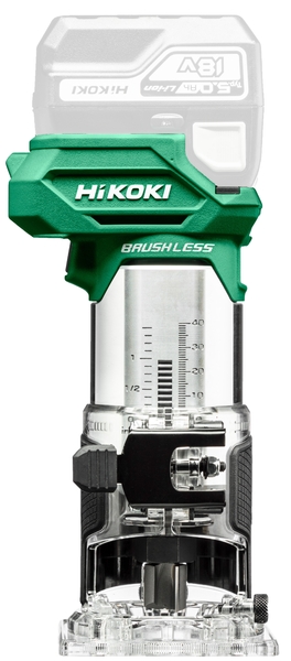 Sladdlös kantfräs Hikoki M1808DAW2Z; 18 V  (utan batteri och laddare)