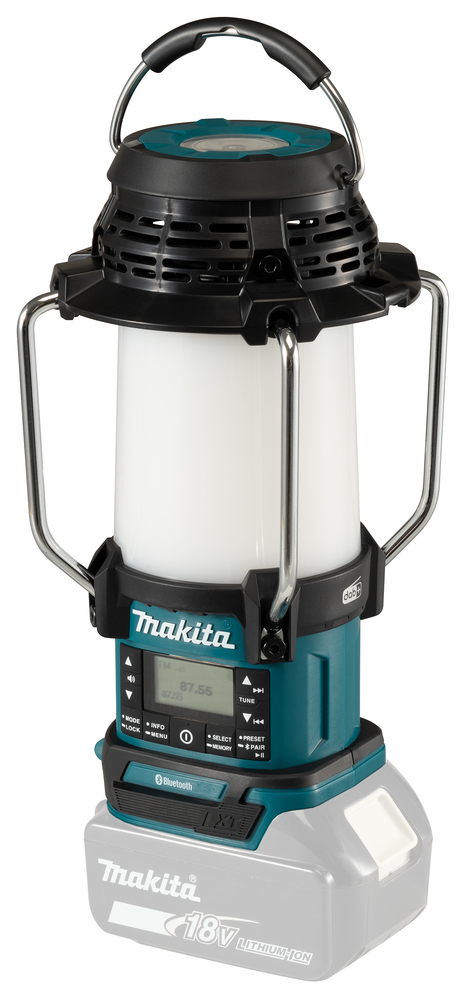 Ficklampa-radio Makita DMR056; 14,4/18 V (utan batteri och laddare)