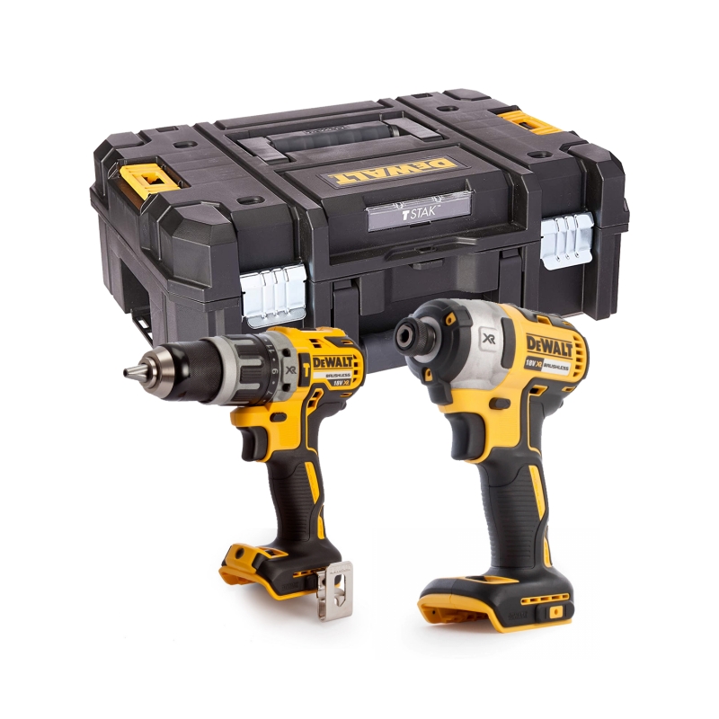 Verktygspaket DeWalt DCK266NT-XJ (DCD796 + DCF887); 18 V (utan batteri och laddare)