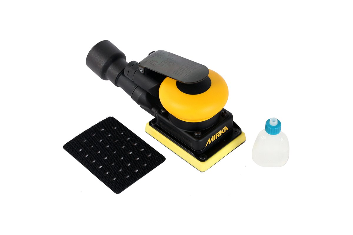 Tryckluftsdriven excenterslip Mirka OS 343CV; 179 W; 75x100 mm
