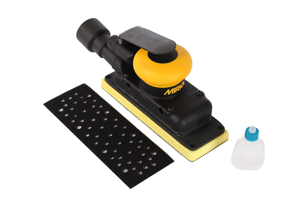 Tryckluftsdriven excenterslip Mirka OS 383CV; 179 W; 70x198 mm