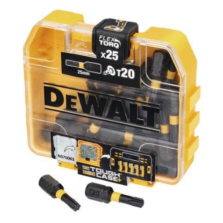 Impulsvridmunstycke DeWalt; T20; 25 mm; 25 st.