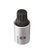 Hylsa med spindel Proxxon 23328; 1/2''; VZ 16; 55 mm; 1 st.