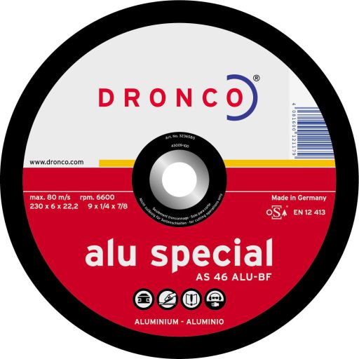 Kapskiva Dronco ALU SPECIAL AS 46 ALU; 125x6x22,23 mm; 1 st.
