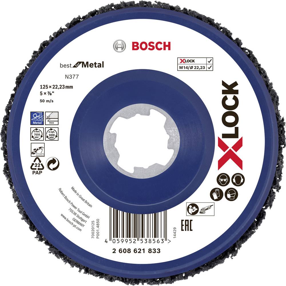 Slipduk Bosch X-LOCK N377 Metal; 125 mm