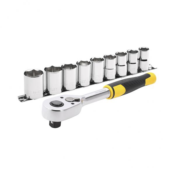 Hylsnyckelsats Stanley STMT82671-0; 1/2''; 9 st.