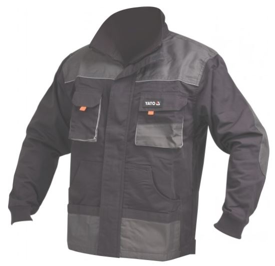 Jacka Yato YT-80179; L/XL; svart/grå