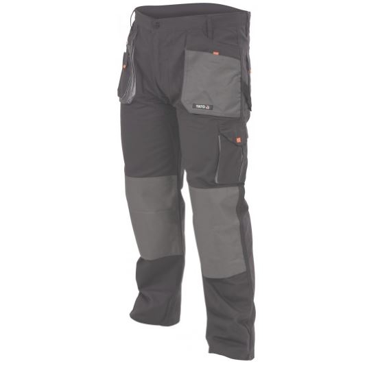 Byxor Yato YT-80185; L/XL; svart / grå