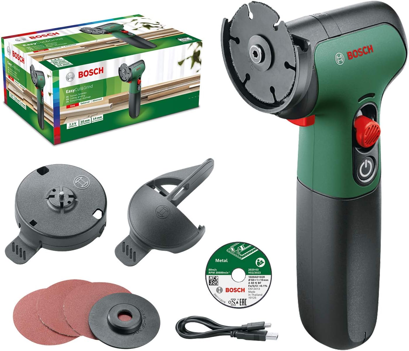 Vinkelslip Bosch EasyCut&Grind; 7 V; (utan batteri och laddare)