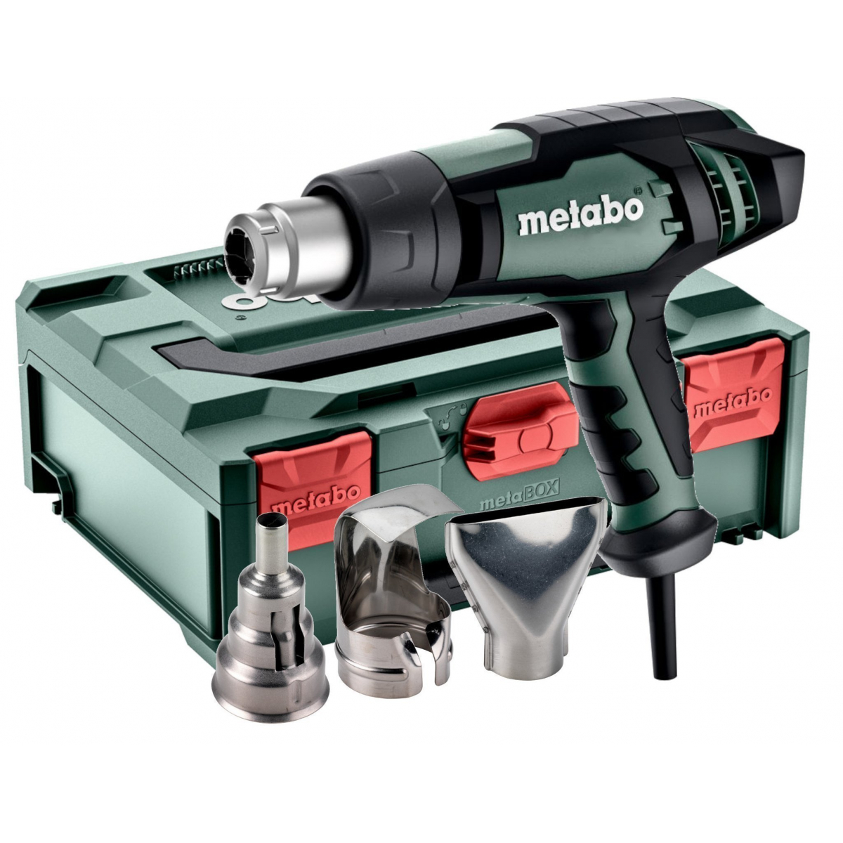 Varmluftpistol Metabo HGE 23-650 LCD + metaBOX 145