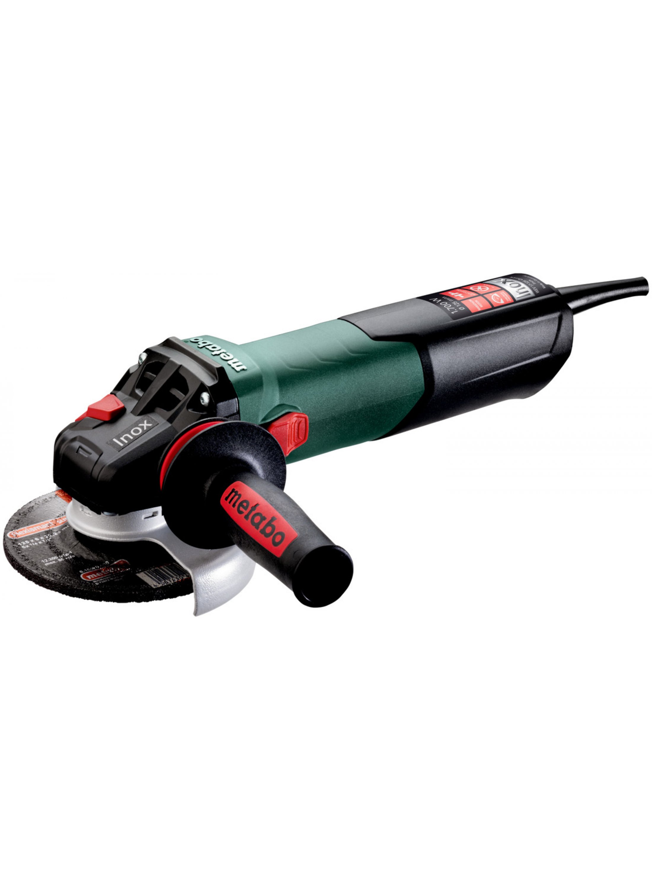 Vinkelslip Metabo WEV 17-125 QUICK INOX; 1700 W