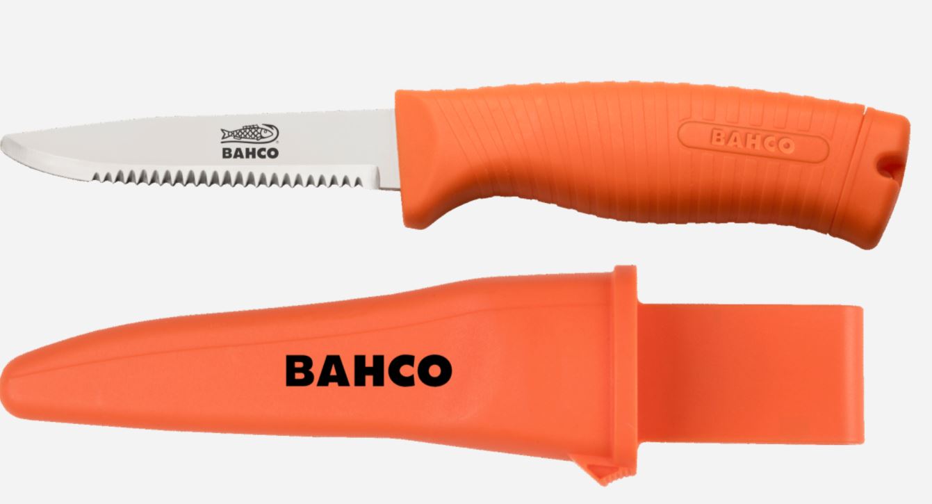 Kniv med tandat blad Bahco 1446-FLOAT; 226 mm