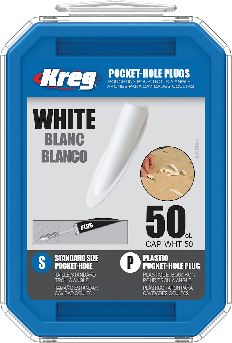 Stavsortiment Kreg CAP-WHT-50;12 mm (1/2'')- 140 mm (11/2''); 50 st. plast