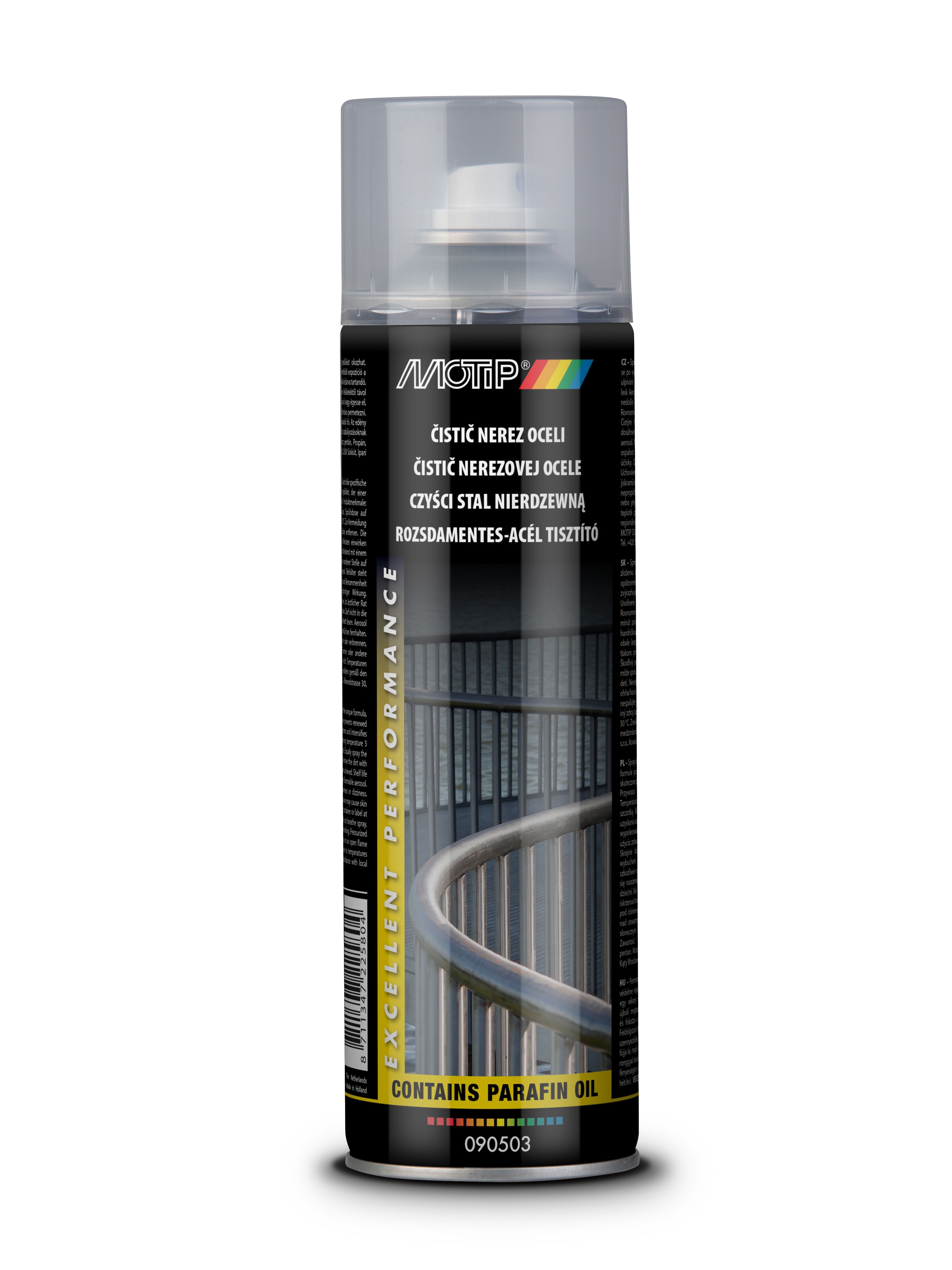 Rengöringsmedel Motip STAINLESS STEEL CLEANER; 500 ml