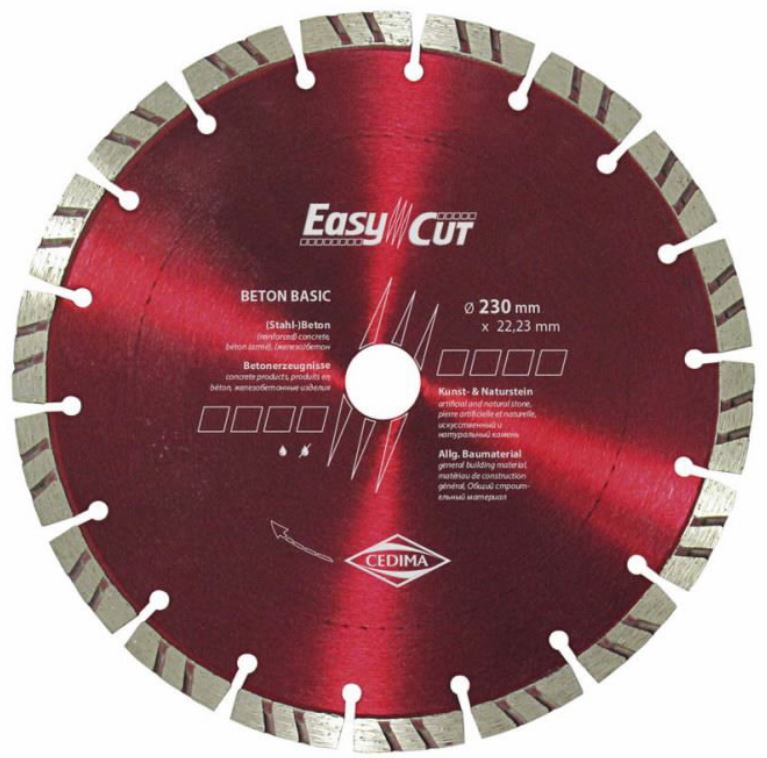 Diamantkapskiva Cedima Beton Basic; 125 mm