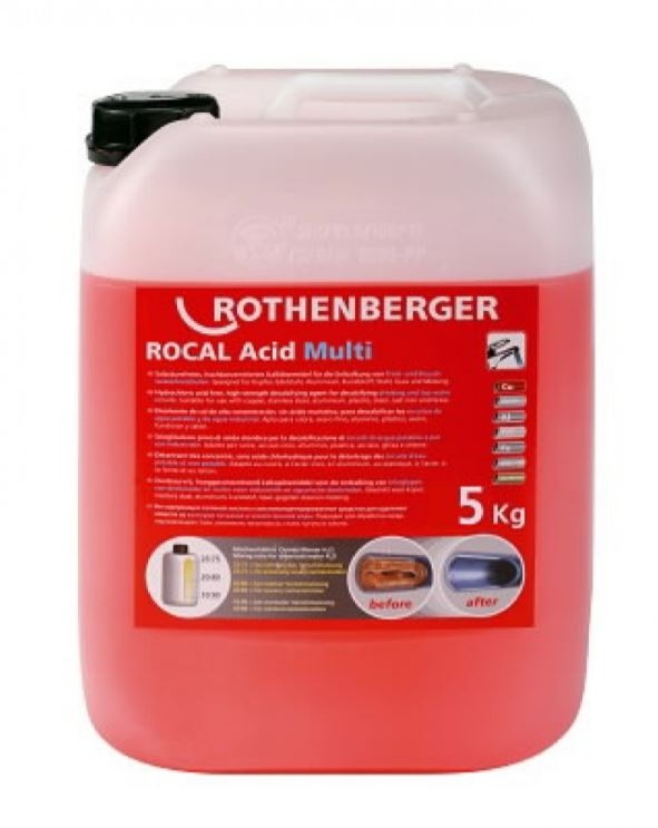 Avkalkningsmedel Rothenberger ROCAL ACID Multi; 5 kg