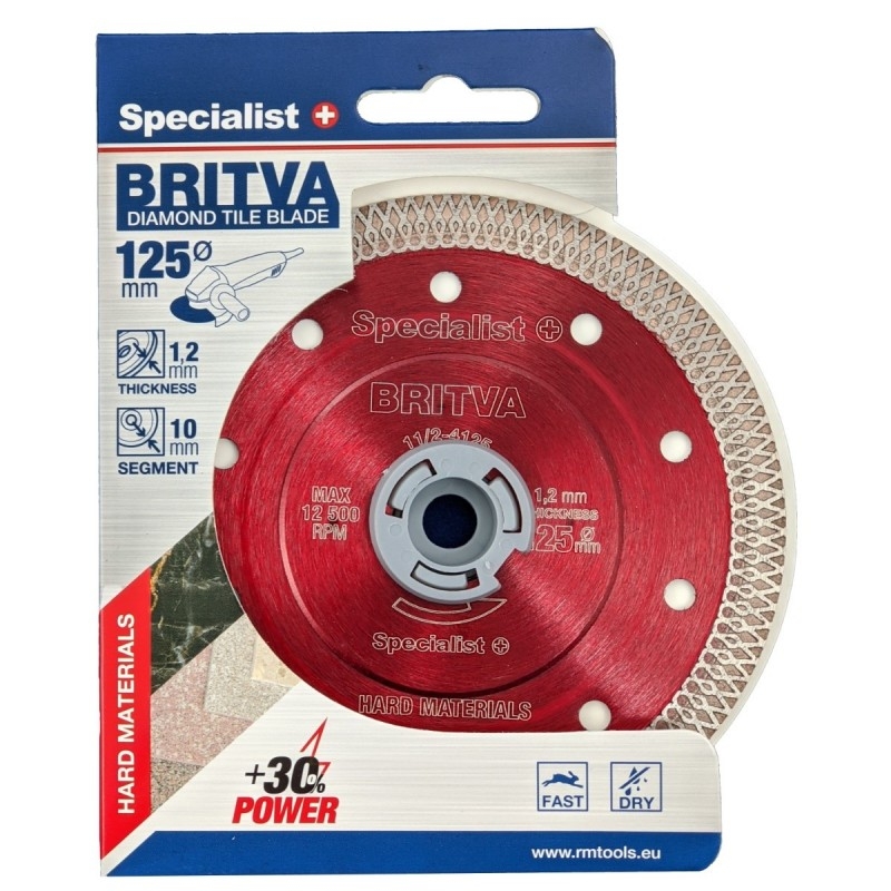Diamantslipskiva Specialist BRITVA 11/2-4125; 125 mm