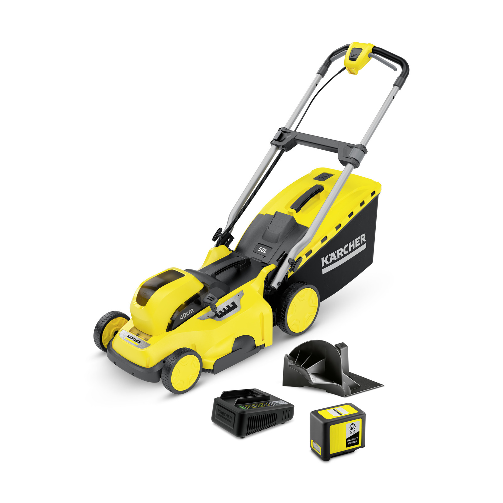 Gräsklippare Karcher LMO 36-40; 36 V; 1x5,0 Ah batt.